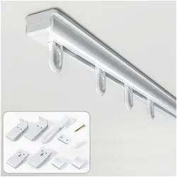 Sekey Ausziehbare Gardinenstange aus Aluminium in weiß von Sekey