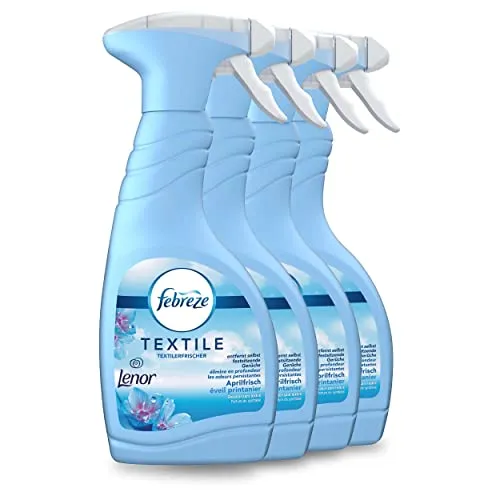 Febreze Textilerfrischer Aprilfrisch für Frischeduft 500ml 4er Pack
