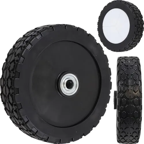 Vollgummiräder Universal Rad für Rassenmäher 18cm 7