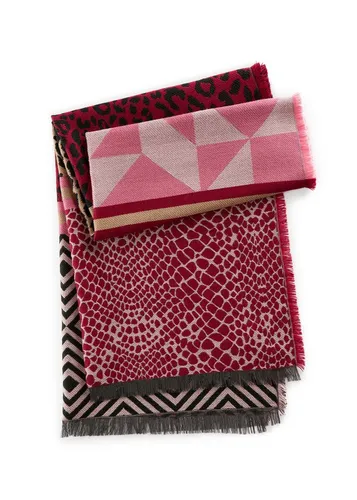 CODELLO Beidseitig tragbarer Jacquard-Schal von CODELLO