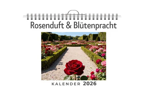 Wandkalender Rosenduft & Blütenpracht