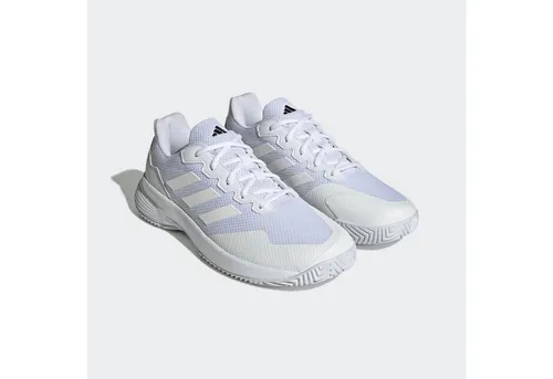 adidas Tennisschuhe GameCourt 2 Allcourt für Herren - Größe 46 (11,5) - Tennisschuhe mit leichtem Mesh-Obermaterial und gepolstertem Fersenbereich für optimalen Tragekomfort. Die Adiwear Außensohle bietet überragende Traktion auf Sand- und Hartplätzen.