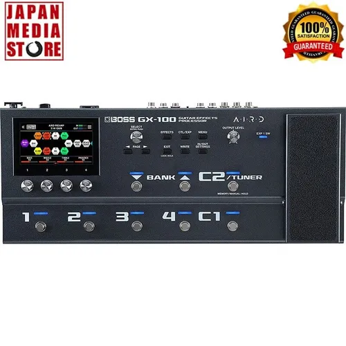 GX-100 Multi-Effektpedal - 23 AIRD-Verstärker und über 150 Effekte, intuitives Touch-Farbdisplay für kreative Klanggestaltung
