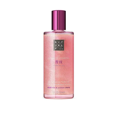 Rituals Körperöl The Ritual of Yozakura – 100 ml, Schimmerndes Öl mit Kirschblüte & Jojoba - Körperöle mit schimmerndem Effekt, angereichert mit Kirschblüte und Jojoba für strahlende Haut. Ideal für eine luxuriöse Pflege und einen besonderen Glow.
