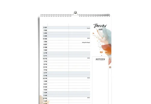 Wandkalender von heaven+paper