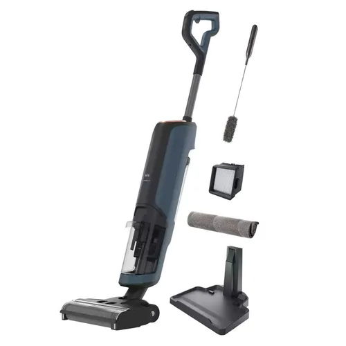 AEG AW81U3DB - Nass- und Trocken Akku Staubsauger mit Wischfunktion, kabellos, beutellos und selbstreinigend für hygienische Hartböden
