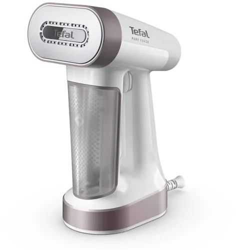 Tefal Dampfbürste DT8720 Pure Force 2-in-1 - Bügeleisen mit 1800 W Leistung, ideal für vertikales Dampfen und horizontales Bügeln. Genießen Sie 12 Minuten Autonomie für schnelle und effiziente Pflege Ihrer Kleidung.