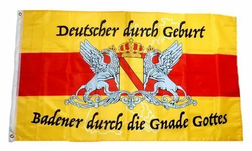 Flagge / Fahne Badener durch die Gnade Gottes Hissflagge 90 x 150 cm