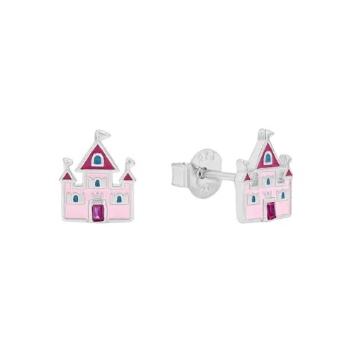 Prinzessin Lillifee Ohrstecker aus 925 Sterling Silber in pink von Prinzessin Lillifee
