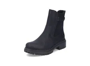 Rieker Damen Stiefel - Wanderschuhe mit Gummizug und 45mm Absatz, ideal für Komfort und Stil beim Wandern oder im Alltag.