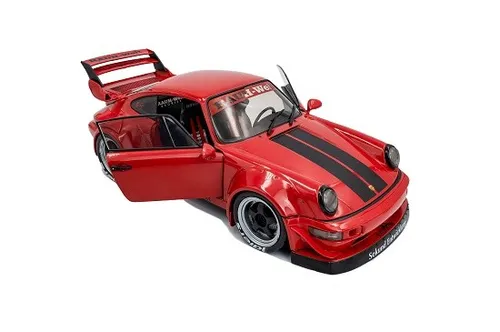 Solido 421186566 - 1:18 RWB BODYKIT rot 2024 - Fertigmodell - Detailgetreues 1:18 Maßstabsmodell aus Metall und Kunststoff, ideal für Sammler und Modellbau-Enthusiasten, bereit für die Präsentation.