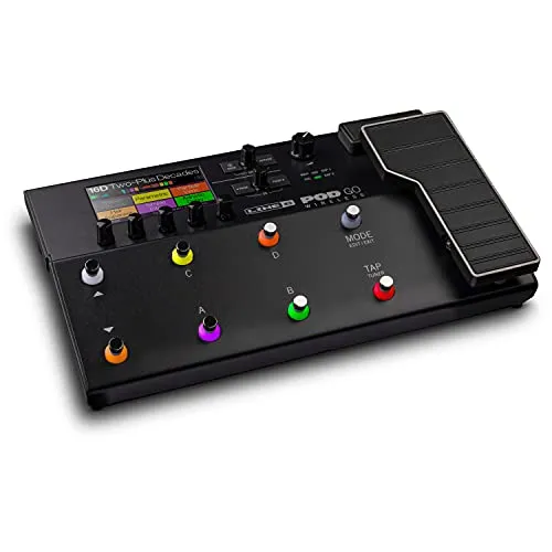 Line6 Pod GO Wireless - Gitarren- & Bass-Zubehör; Multi-Effektpedal mit über 300 Effekten, integrierten Loopers und Lautsprecherboxensimulation für kreative Musiker.