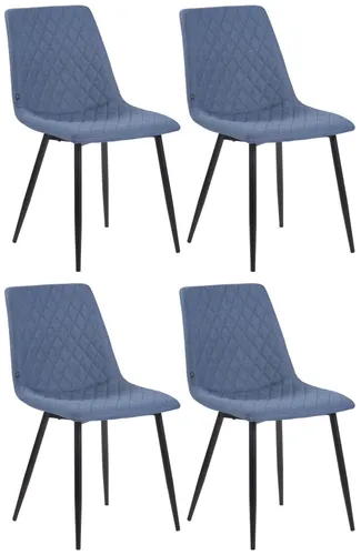 CLP 4er Set Esszimmerstühle Telde Stoff