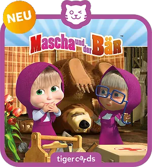 tigermedia 4180 tigercard - Mascha und der Bär (6): Eine zu viel