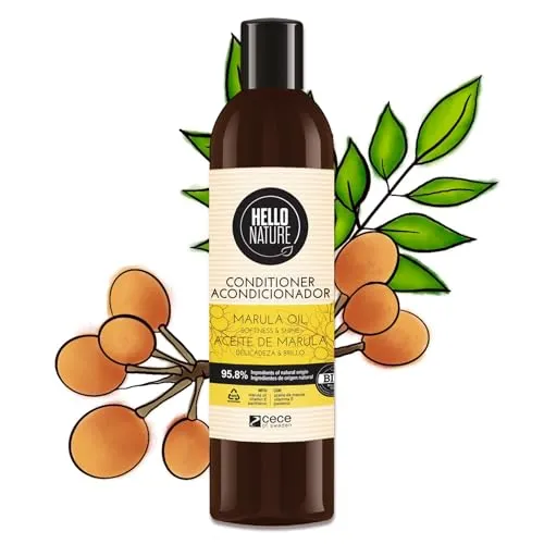 P-Beauty Naturkosmetik Conditioner mit Marulaöl - Haarmaske für trockenes, strapaziertes Haar, Glanz & Geschmeidigkeit - Haarpflege mit Vitamin C, Vitamin E und Omega-Fettsäuren (1x 300ml)