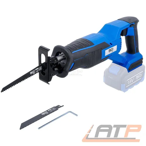 BGS Akku-Säbelsäge 18 V - Bürstenlos für höchste Leistung - Sägen - Leistungsstarke, kabellose Akku-Säbelsäge für präzises Arbeiten in Industrie und Werkstatt, mit ergonomischem Design und schnellem Sägeblattwechsel.