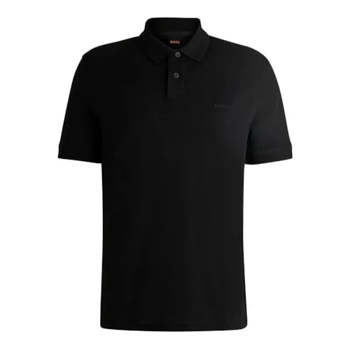 BOSS ORANGE Poloshirt Pe_Interlock schwarz L von BOSS