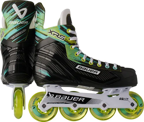 Bauer Hockey XRS Junior Inline-Skates EU 33 1/2 – Hohe Performance - Inliner für Kinder mit leichtem BAUER Flexlite Chassis und hochwertigen Court Rollen. Ideal für sportliche Aktivitäten und optimalen Komfort auf jedem Untergrund.
