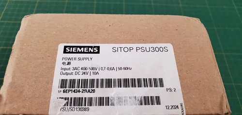 Siemens SITOP PSU300S 24V/10A - Versiegelt - Sonstiges Automations Equipment, leistungsstarke und kompakte Stromversorgung mit 150% Extra-Power für hohe Lasten und hohem Wirkungsgrad für niedrigen Energieverbrauch.