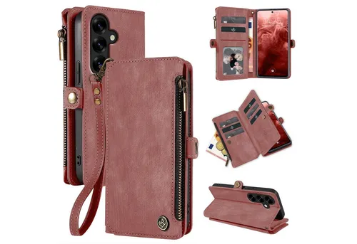 Tec-Expert Handyhülle Geldbörse Hülle mit RFID Schutz für Samsung Galaxy S25 FE 6.7 Zoll, 6.7