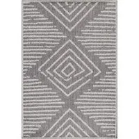 Ayyildiz In- und Outdoor-Teppich Aruba 4902 Grau 60 cm x 100 cm