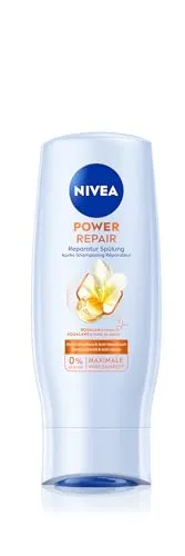 NIVEA Power Repair Reparatur Spülung (200 ml), reparierende Haarspülung mit Squalan Serum und Monoi-Öl, pflegender Conditioner für gesunde Haare und mehr Glanz