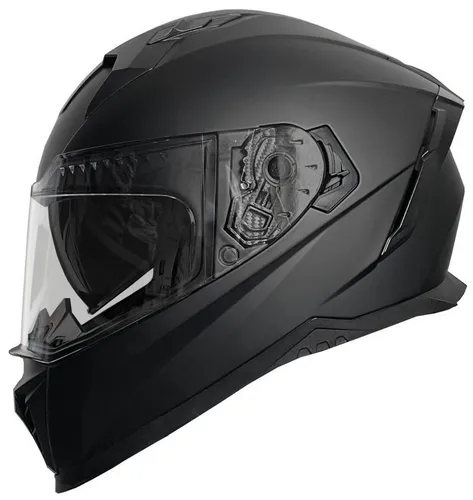 RALLOX Helmets Motorradhelm Integralhelm 69 Helm Rollerhelm Motorradhelm matt schwarz Größe XL