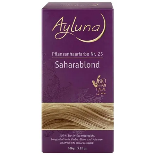 Ayluna Pflanzenhaarfarbe Saharablond 100 g