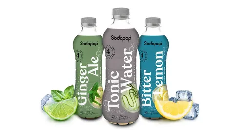 Sodapop Trinkflasche BAR Edition Sirup 3er Set (je 1 Flasche), Immer verdünnen!