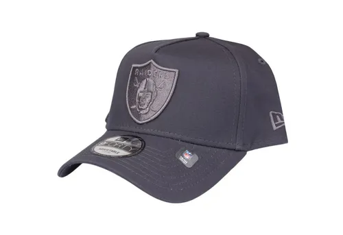 New Era 9Forty A-Frame Cap - Las Vegas Raiders - Stylische Herren-Trucker-Cap in Graphit, ideal für Freizeitaktivitäten. Aus 100% Baumwolle gefertigt, bietet sie höchsten Komfort und passt sich perfekt an.