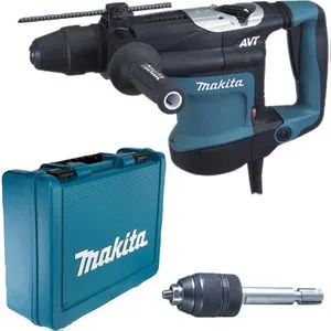 Makita Bohrhammer HR3541FCX - SDS Max, 850 W, 5,7 Joule Schlagkraft, mit Anti-Vibrations-Technologie und Schnellspannbohrfutter im Werkzeugkoffer