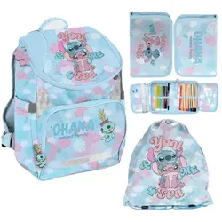 Rucksack für Kinder Lilo und Stitch 3-teiliges Set