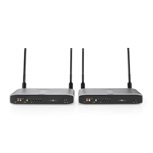 Nedis Wireless HDMI ™ Übertrager - Full HD 1080p - HiFi-Kabel für kabelloses Streaming bis 100 m, ideal für flexibles Fernsehen ohne Kabelsalat.