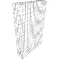 Feuerverzinkte Gabiona 152 x 102 x 22 cm - Gabionen aus 4 mm starkem Drahtgitter, dauerhaft korrosionsgeschützt und ideal für kreative Garten- und Landschaftsgestaltung. Komplett montiert und bereit für die Befüllung mit Natursteinen.