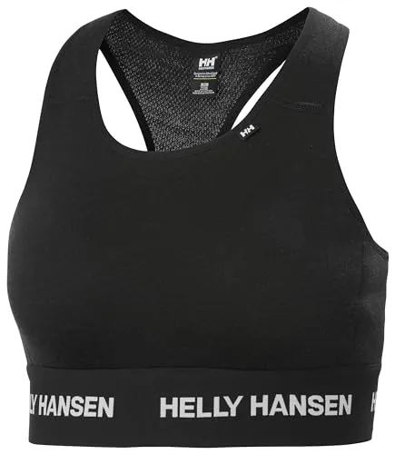 Helly Hansen Damen Lifa Merino Midweight Base Layer BH - L - Unterwäsche aus hochwertiger Merinowolle und Polypropylen, bietet optimale Wärme und Feuchtigkeitsregulierung für aktive Frauen.