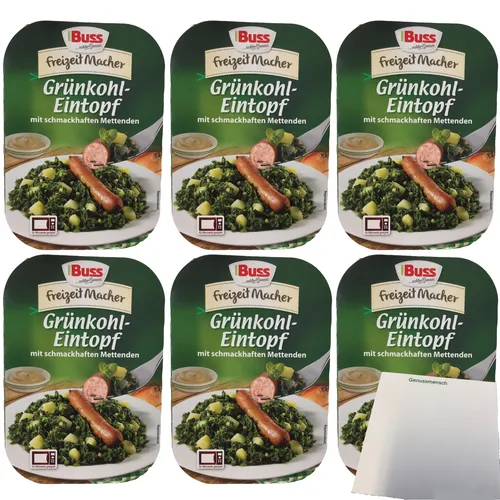 Buss Freizeitmacher Grünkohleintopf 6er Pack 6x300g Packung usy Block