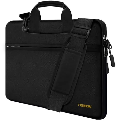 HSEOK 15 15.6 16 Zoll Laptoptasche Hülle, Griff Umhängetasche Wasserabweisend Schutzhülle Kompatibel mit MacBook Pro 16