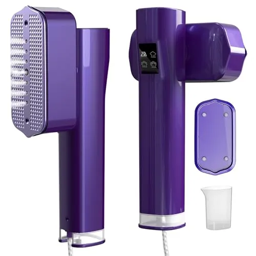 Reise Dampfglätter,Steam iron,Steamer Dampfglätter für Reise&Urlaub,2-in-1 Tragbarer & Handlicher Reise,15s schnelles Aufheizen Dampfbügeleisen