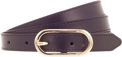 TAMARIS Ledergürtel für Damen, Gr. 75, schwarz - Modischer Damen Ledergürtel aus weichem Rindsleder, 2 cm breit, mit schmaler Einfachdornschließe. Ideal für lässige Freizeit-Outfits und vielseitig kombinierbar.