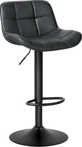 EUGAD Barhocker (1 St) höhenverstellbar, Kunstleder, 360° drehbar