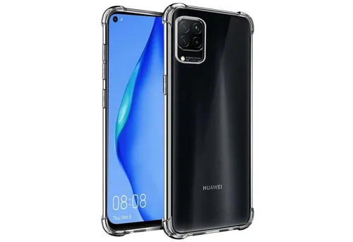 CoolGadget Handyhülle Anti Shock Rugged Case für Huawei P40 Lite 6,4 Zoll, Slim Cover mit Kantenschutz Schutzhülle für P40 Lite Hülle Transparent