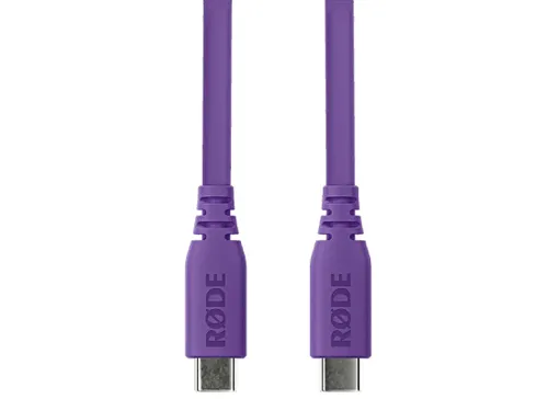 Rode SC17-PU USB-Kabel, 1.5m, lila, USB C male / USB C male in lila von RØDE