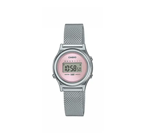 Casio Mini Collection Vintage Damen Armbanduhr LA700WE - Armbanduhren mit digitalem Zifferblatt in elegantem Rosa und robustem Edelstahl, perfekt für stilbewusste Damen.