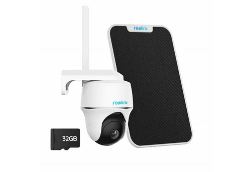 Reolink Go PT Plus mit Solarpanel - 2K+ 5MP 4G LTE Überwachungskamera - Erleben Sie 360° Überwachung mit der Reolink Go PT Plus. Diese wetterfeste Kamera bietet schwenkbare 2K+ Auflösung, ist akkubetrieben und ideal für abgelegene Orte. Immer online dank 4G LTE!