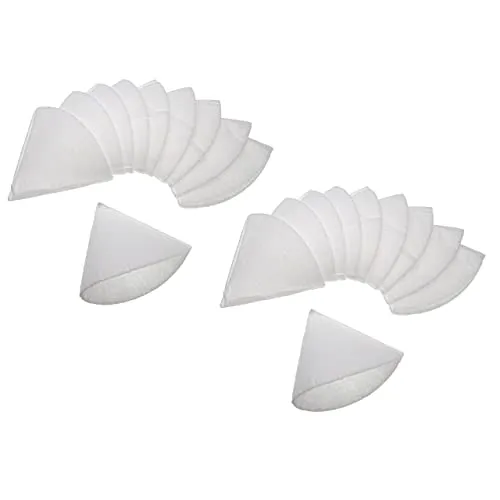 vhbw 20x Kegelfilter kompatibel mit Zehnder STB 125 Lüftungsanlage - Abluftfilter G4, DN 125 Weiß