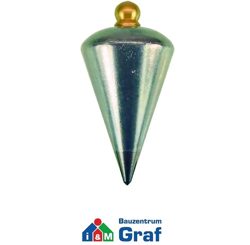 HaWe Senklot Maurerlot Richtlot Kegellot Schnurlot Pendellot 300 g /#852052