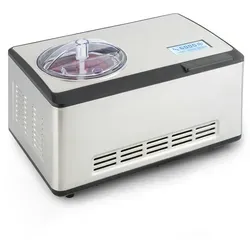 Klarstein Dolce Bacio Eismaschine - Eismaschine mit 2-Liter-Behälter, 180 Watt Leistung und LCD-Display für einfache Bedienung. Bereite in nur 40 Minuten Eis, Sorbet und Frozen Yogurt für die ganze Familie zu!