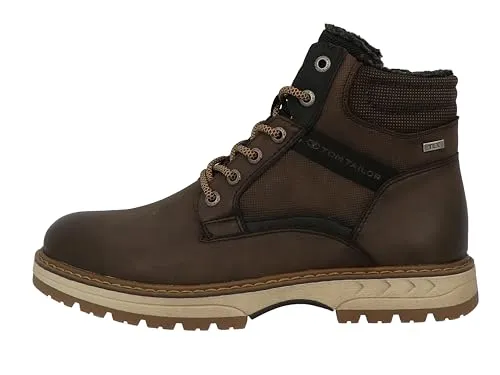 Tom Tailor Herren 8480060002 Mode-Stiefel, Espresso, 42 EU - Wanderschuhe, modern und sportlich für maximalen Komfort bei Outdoor-Aktivitäten