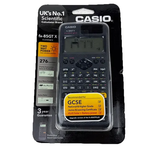 Casio FX-85GTX Wissenschaftlicher Taschenrechner - Schwarz