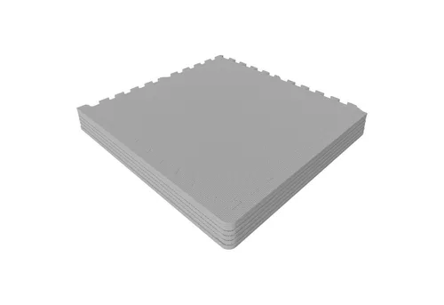 GORILLA SPORTS Bodenschutzmatte 6 Fitnessmatte, 12 Endstücke - Puzzlematte, Turnmatte, Unterlegmatte